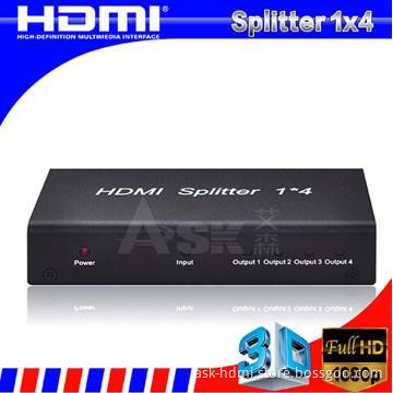 1 input 4 output  HDMI splitter  box